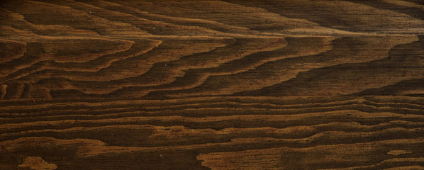 Fototapeta Dark brown wooden texture. obraz