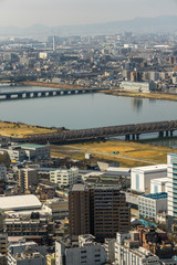 Obraz na płótnie Canvas Osaka Cityscape