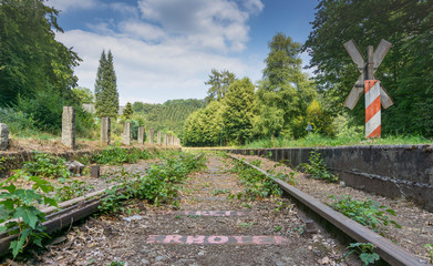 Die alte Bahnstrecke an der Wupper III