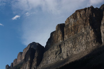Fototapeta na wymiar Cliff Face in Rockies