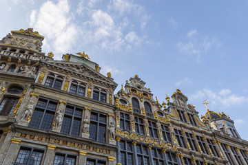 Fototapeta na wymiar Ornate buildings at Brussels