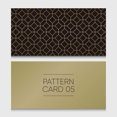 Pattern card 05. Background vector design element.