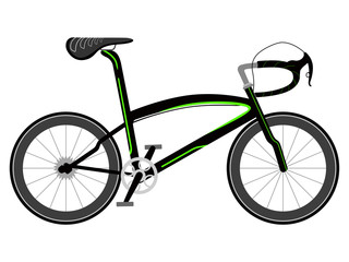 Racing bicycle icon