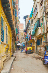 The slum backstreet, Karmouz, Alexandria, Egypt
