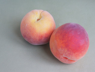 Ripe peaches. Candid.