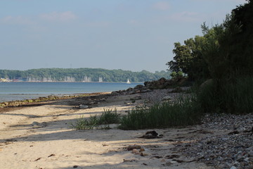 Die Steilk&uuml;ste in Kiel-Schilksee und die Kieler-F&ouml;rde
