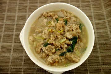 肉のあんかけスープ
