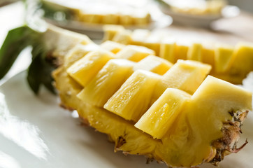fresh pineapple fruit