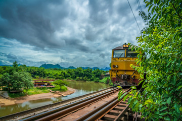 Fototapeta premium Death Railway at Kanchanburi, Thailand