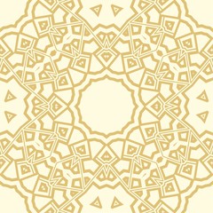 Unique, abstract floral color pattern. Seamless vector illustration. For design, wallpaper, background, fantastic print.