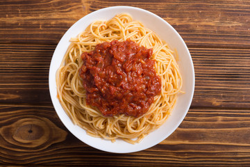 Italian pasta spaghetti