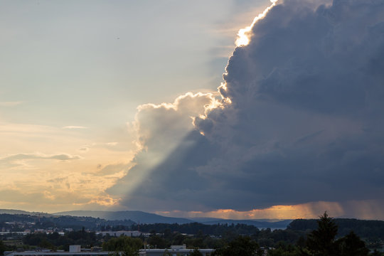 Wetterfront, Gewitter, Wolken