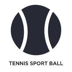 Tennis Sport ball icon vector sign and symbol isolated on white background, Tennis Sport ball logo concept