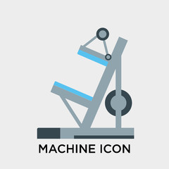Machine icon vector sign and symbol isolated on white background, Machine logo concept
