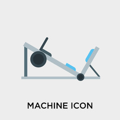 Machine icon vector sign and symbol isolated on white background, Machine logo concept