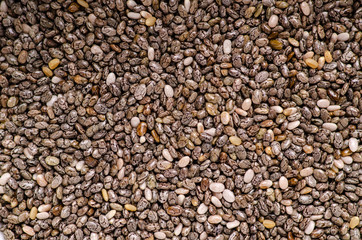 Chia seeds organic natural healthy food macro