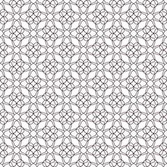 Fototapeta premium Seamless abstract floral patterns. Geometrical floral ornament. Beautiful vector background.