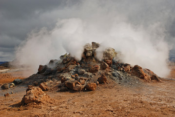 Thermal volcano on Iceland