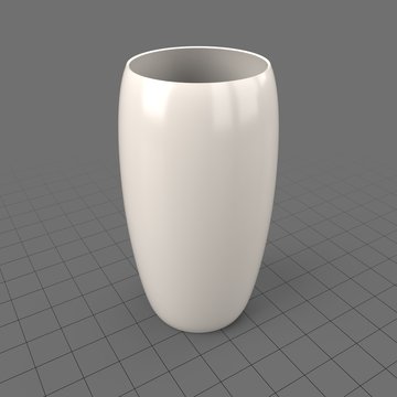 Rounded ceramic vase