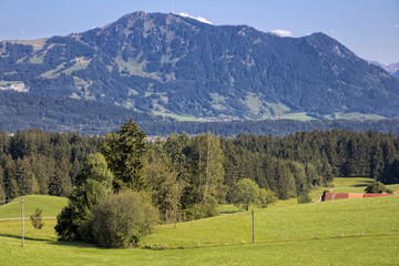 Fototapeta na wymiar Famous Alps of Germany