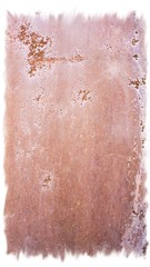 iron background with white border