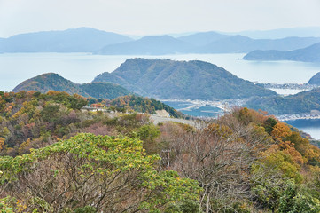 福井県　三方五湖レインボーラインからの景色
