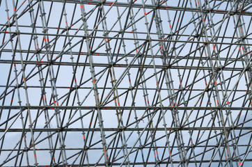 Obraz premium Complex metal construction.