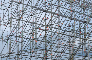 Complex metal construction.