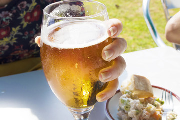 glass of beer, drinks