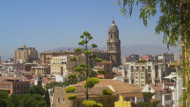 Malaga City View Malaga Cathedral