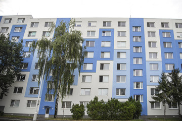 Apartament building. Condominium ownership concept