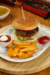 Fresh tasty burger