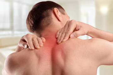 Injury of the cervical spine. Pain in the neck and back