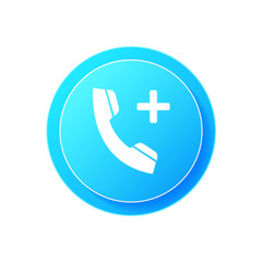 Obraz premium Add phone icon