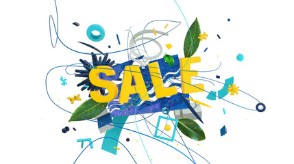 Sale trendy concept