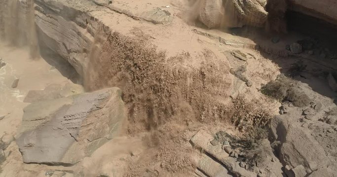 Chocolate Falls aka Grand Falls in Northern Arizona
