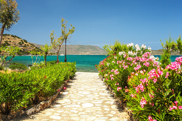 Agios Nikolaos. Path to the sea