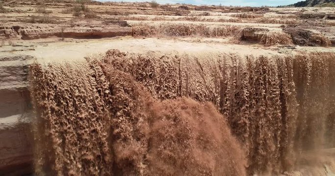 Chocolate Falls aka Grand Falls in Northern Arizona