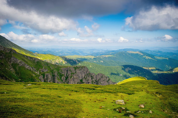 Obraz premium Central Balkan national park in Bulgaria, paty to Botev peak