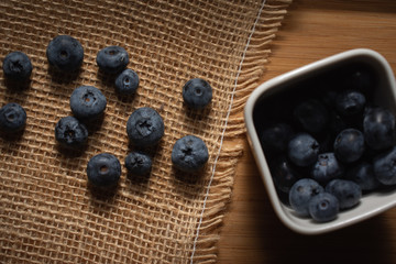 Blaubeeren, frisch aus dem Garten