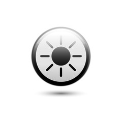 Sun icon. illustration