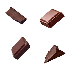 chocolate piece sweet food dessert falling