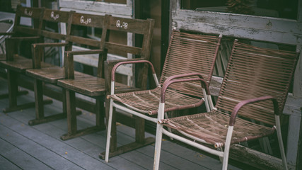 Fototapeta na wymiar Vintage Wooden Chair