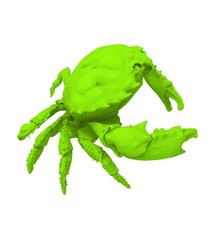 3d illustration of crab