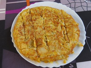 appetizing potato omelet with incredible color and flavor