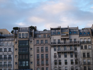 Häuserzeile in Paris