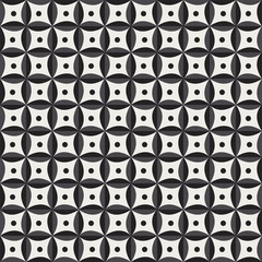 Seamless Floral Pattern. Vector Ornament Background. Abstract Vintage Texture.