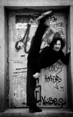 Male dancer doing a classic ballet pirouette © gemaibarra