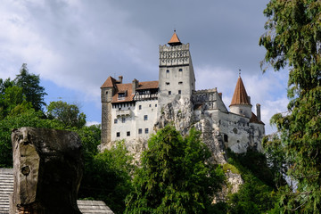 Rumunia, Transylwania - Zamek Drakuli w Bran - obrazy, fototapety, plakaty
