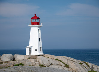 Fototapeta na wymiar Lighthouse in Peggy's Cove Canada